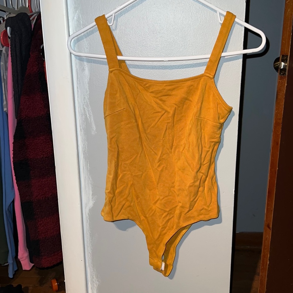 mustard yellow bodysuit